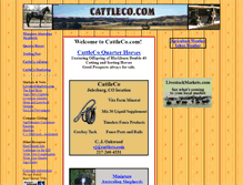 Tablet Screenshot of cattleco.com